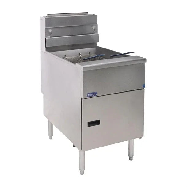 FS127-P Pitco Twin Basket Single Tank Solstice LPG Gas Fryer SG18S - JD Catering Equipment Solutions Ltd