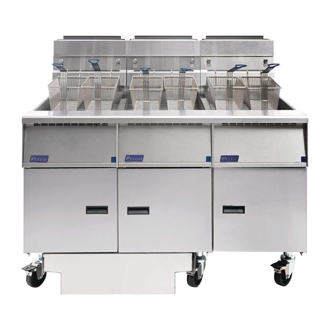Pitco Solstice Free Standing Natural Gas Filtration Fryer G14S/FD-FFF