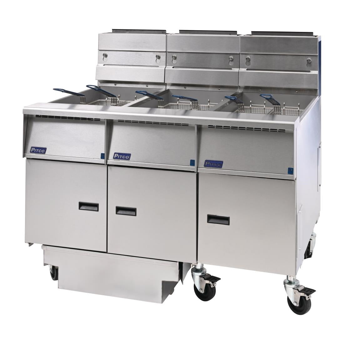 Pitco Solstice Free Standing Natural Gas Filtration Fryer G14S/FD-FFF
