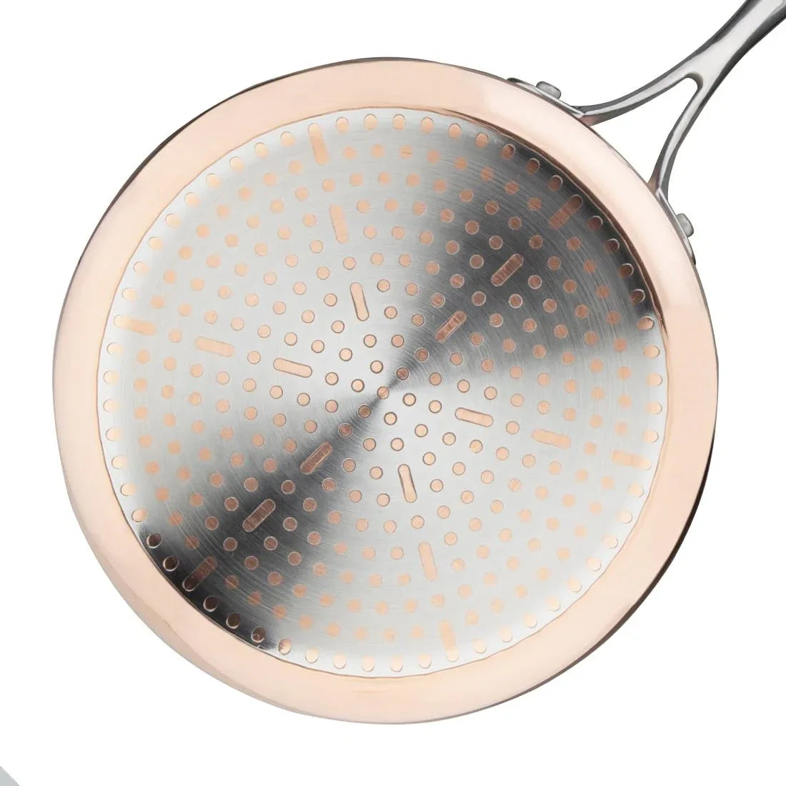 FS667 Vogue Induction Tri-Wall Copper Saucepan - 200x100mm - JD Catering Equipment Solutions Ltd