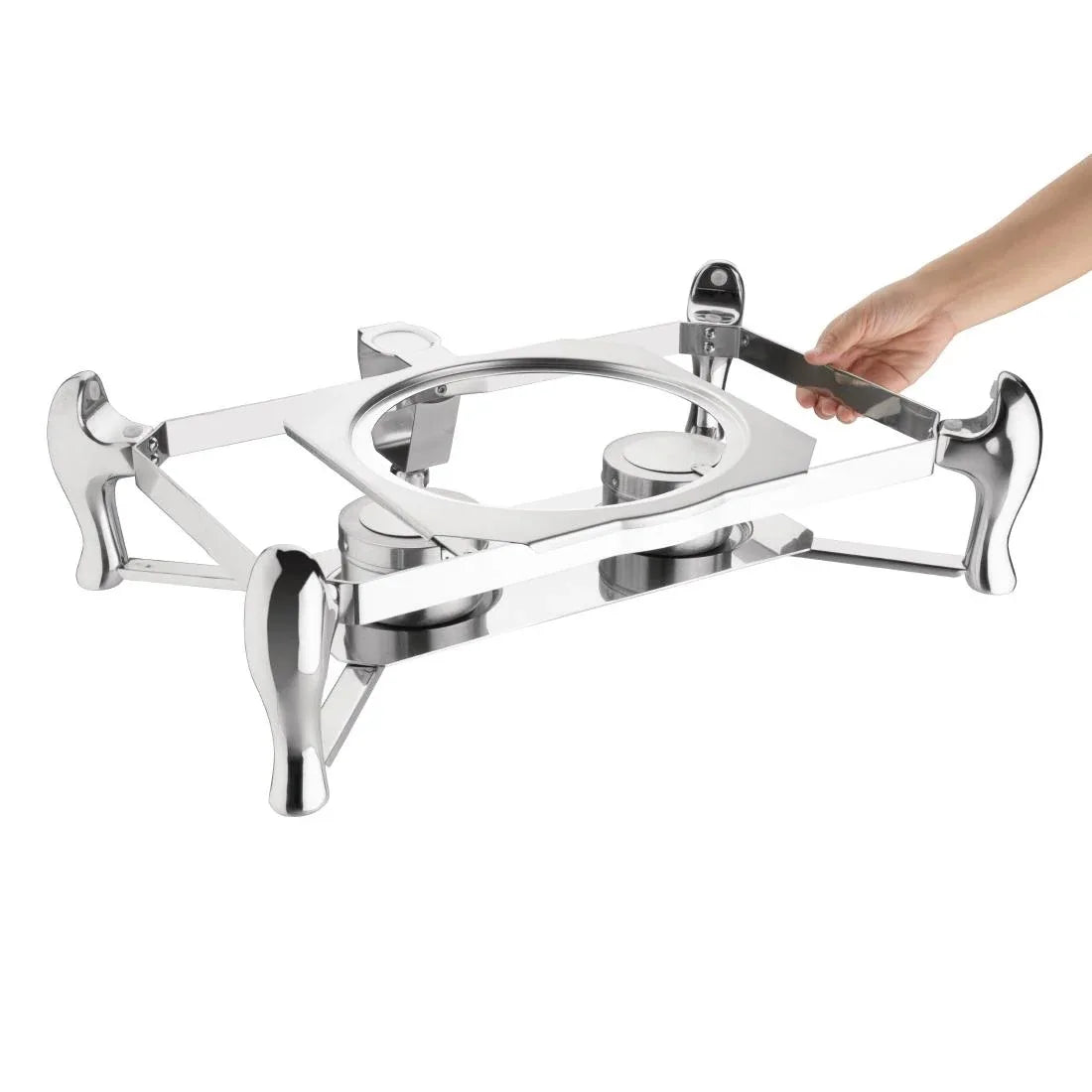 SA648 Olympia 1/1 Induction Chafer - Stand & Induction Heater Set - JD Catering Equipment Solutions Ltd