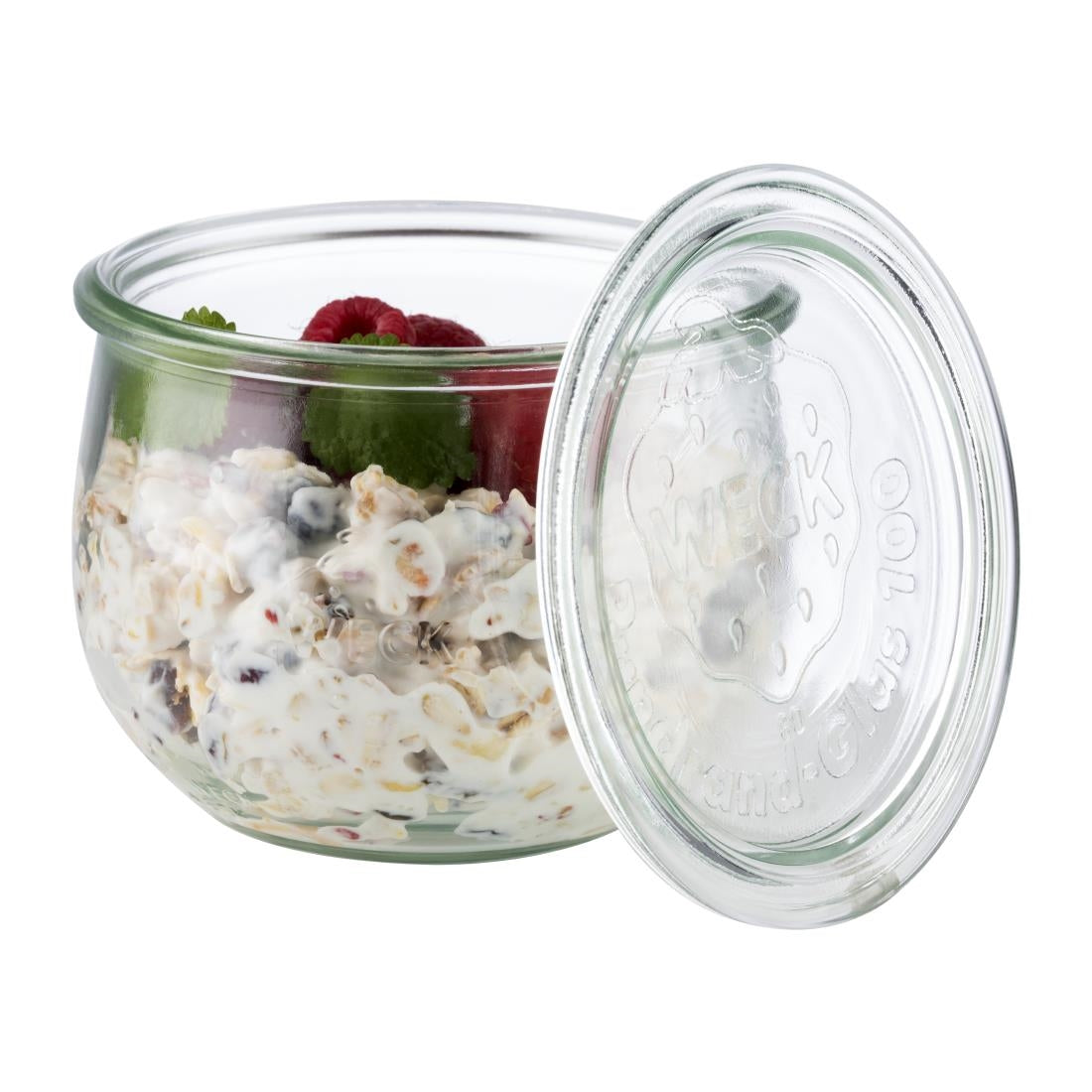 FT200 APS Weck Glasses With Lid 580ml (Pack of 6)