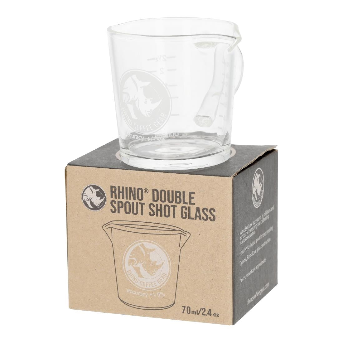 Rhinowares Shot Pitcher Dual Spout - 30ml 3oz