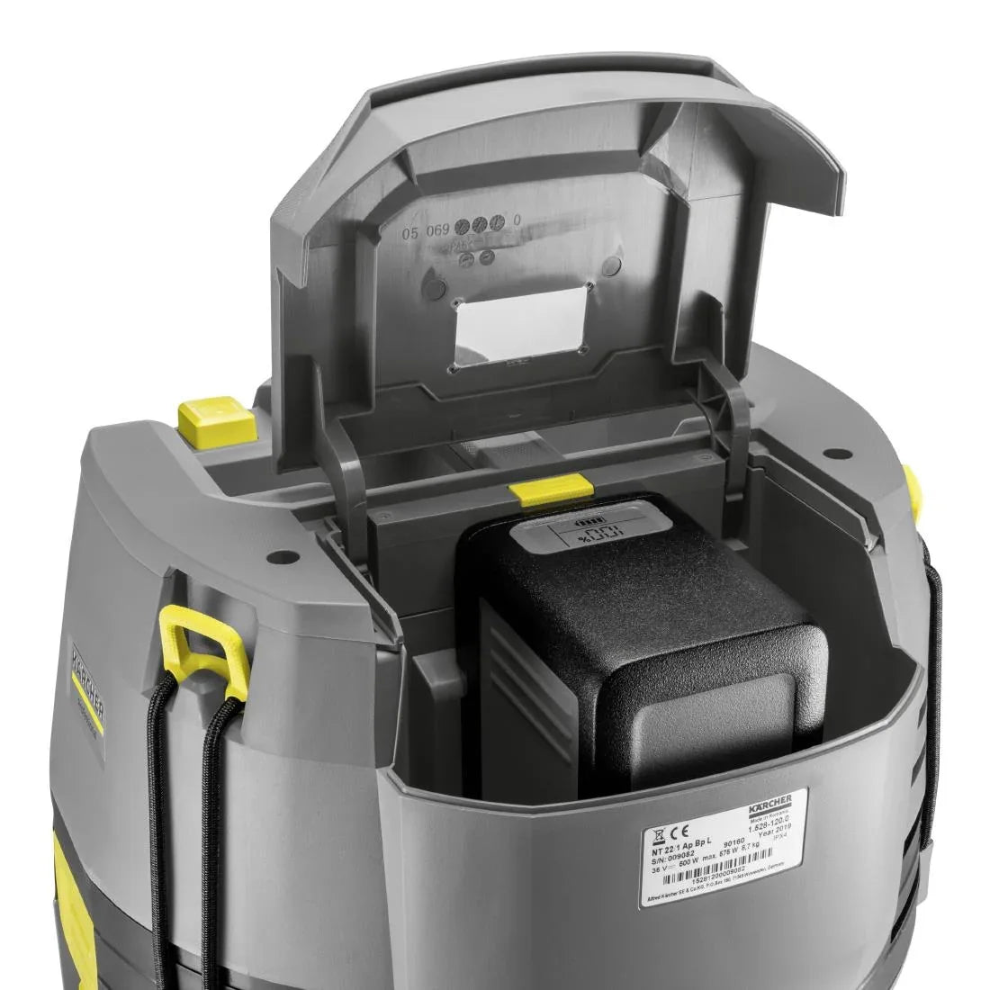 FU076 Karcher Battery Wet and Dry Vacuum NT 22/1 AP BP Without Battery and Charger - JD Catering Equipment Solutions Ltd
