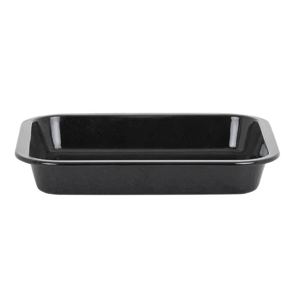 FU142 Wham Enamel Roaster Black 300mm