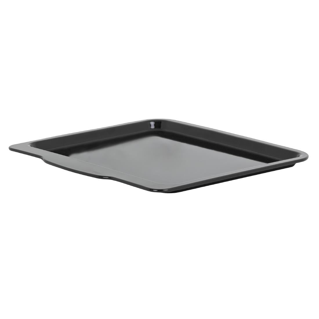 FU150 Wham Enamel Handled Oven Tray Black 400mm