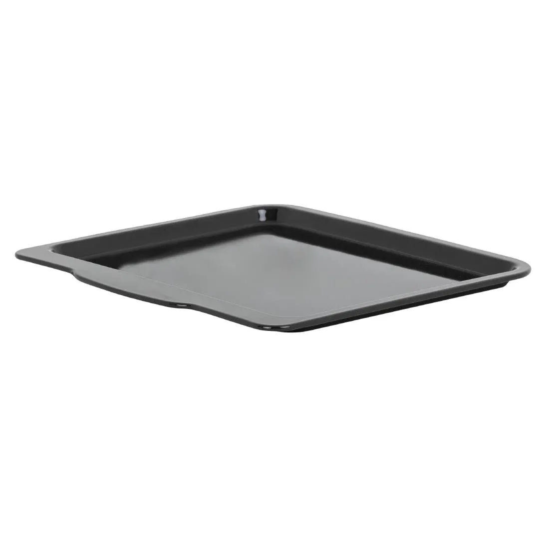 FU150 Wham Enamel Handled Oven Tray Black 400mm