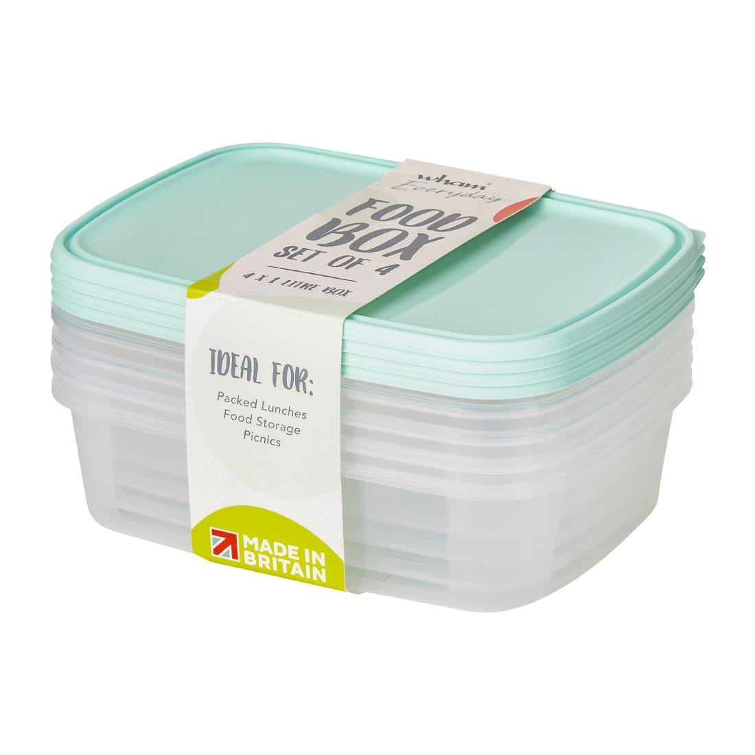 FU153 Wham Everyday Food Container 1Ltr (Pack of 4)