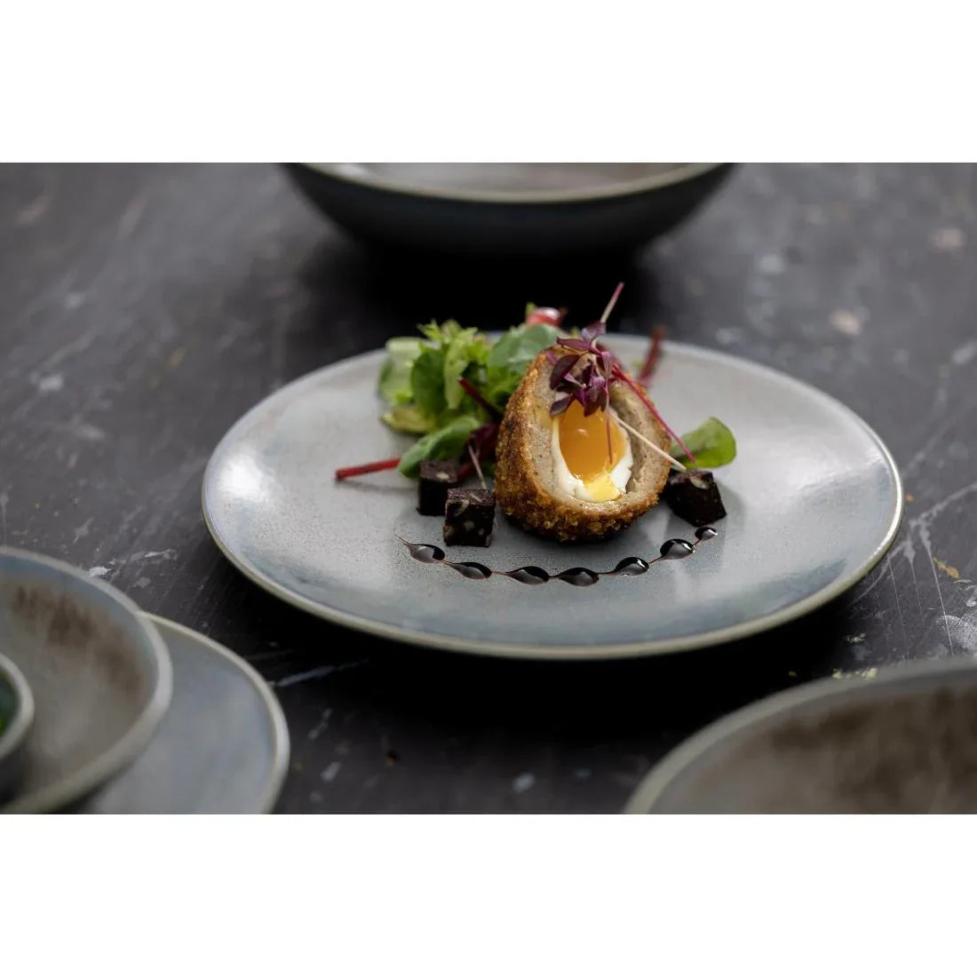 FU170 Olympia Ember Blue Coupe Plates 275mm (Pack of 4)
