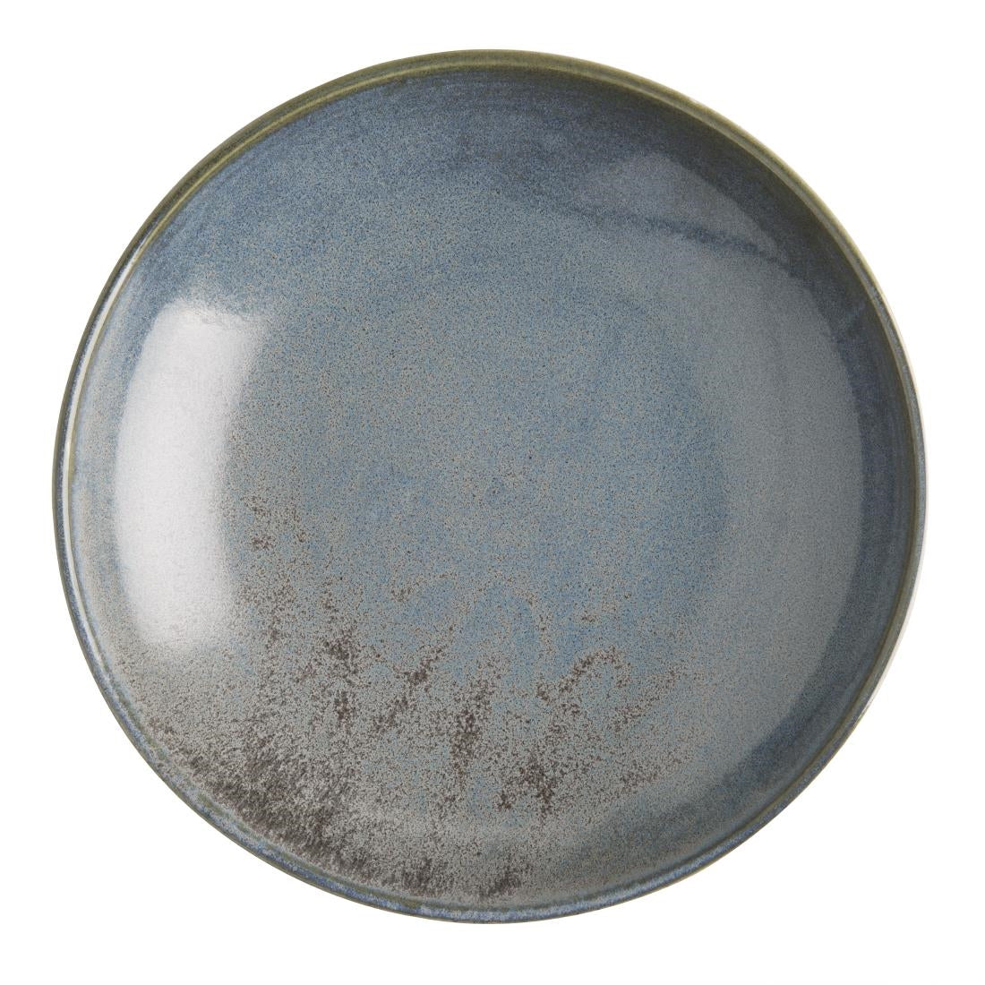 FU174 Olympia Ember Blue Low Coupe Bowls 230mm (Pack of 4)