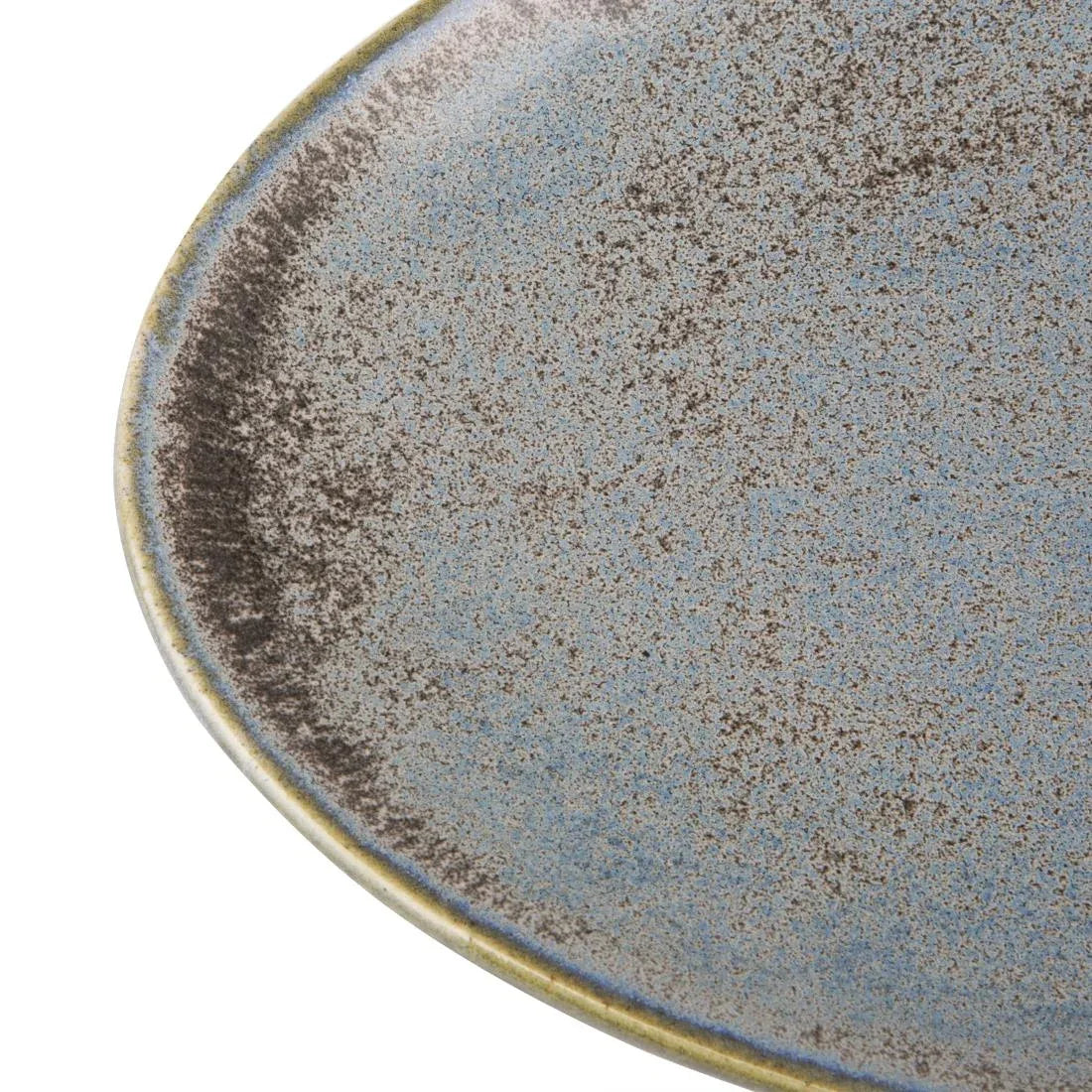 FU176 Olympia Ember Blue Triangle Plates 308mm (Pack of 4)