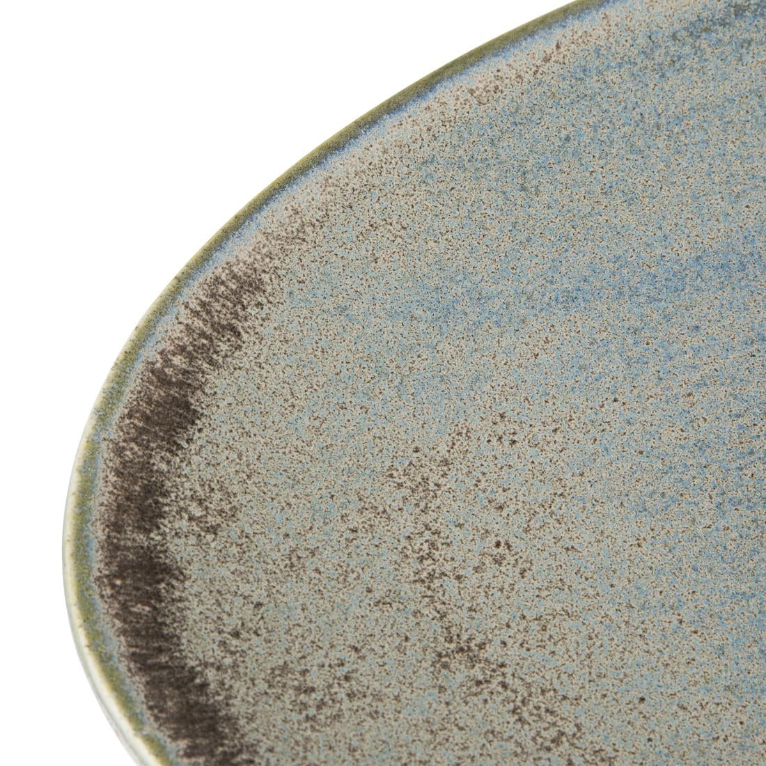 FU179 Olympia Ember Blue Triangle Plates 250mm (Pack of 6)