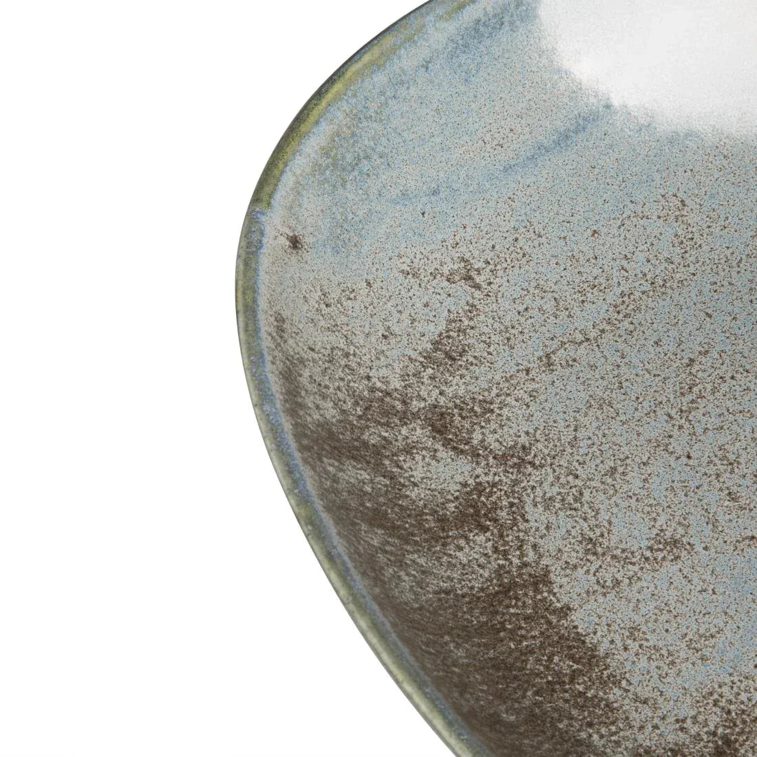 FU181 Olympia Ember Blue Triangle Bowls 245mm (Pack of 4)