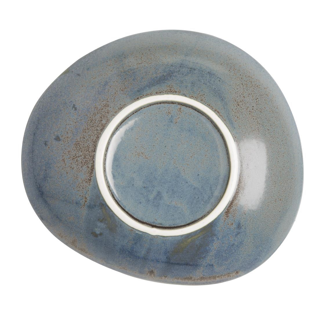 FU181 Olympia Ember Blue Triangle Bowls 245mm (Pack of 4)