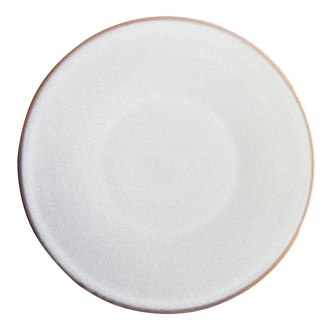 FU187 Olympia Drift Grey Plain Coupe Plate 280mm (Pack of 4)