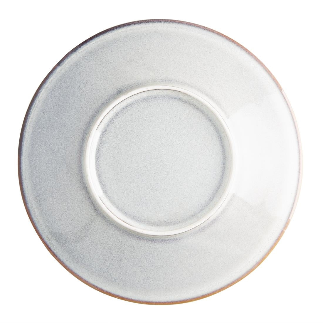 FU187 Olympia Drift Grey Plain Coupe Plate 280mm (Pack of 4)