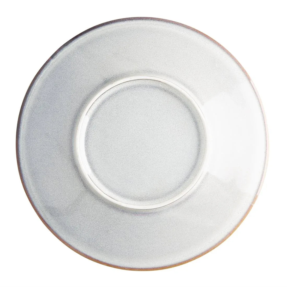 FU187 Olympia Drift Grey Plain Coupe Plate 280mm (Pack of 4)