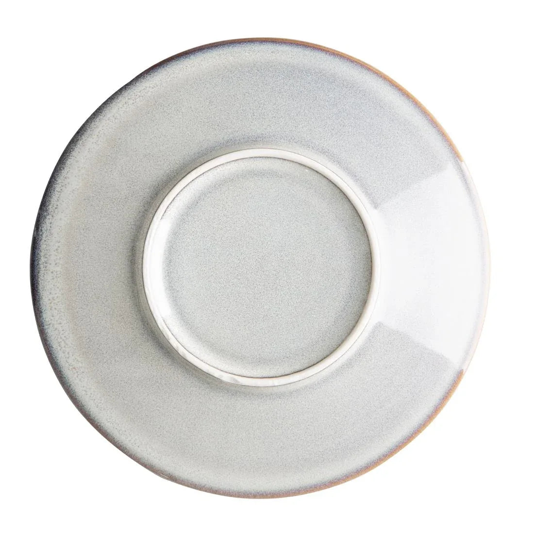 FU188 Olympia Drift Grey Plain Coupe Plates 230mm (Pack of 6)