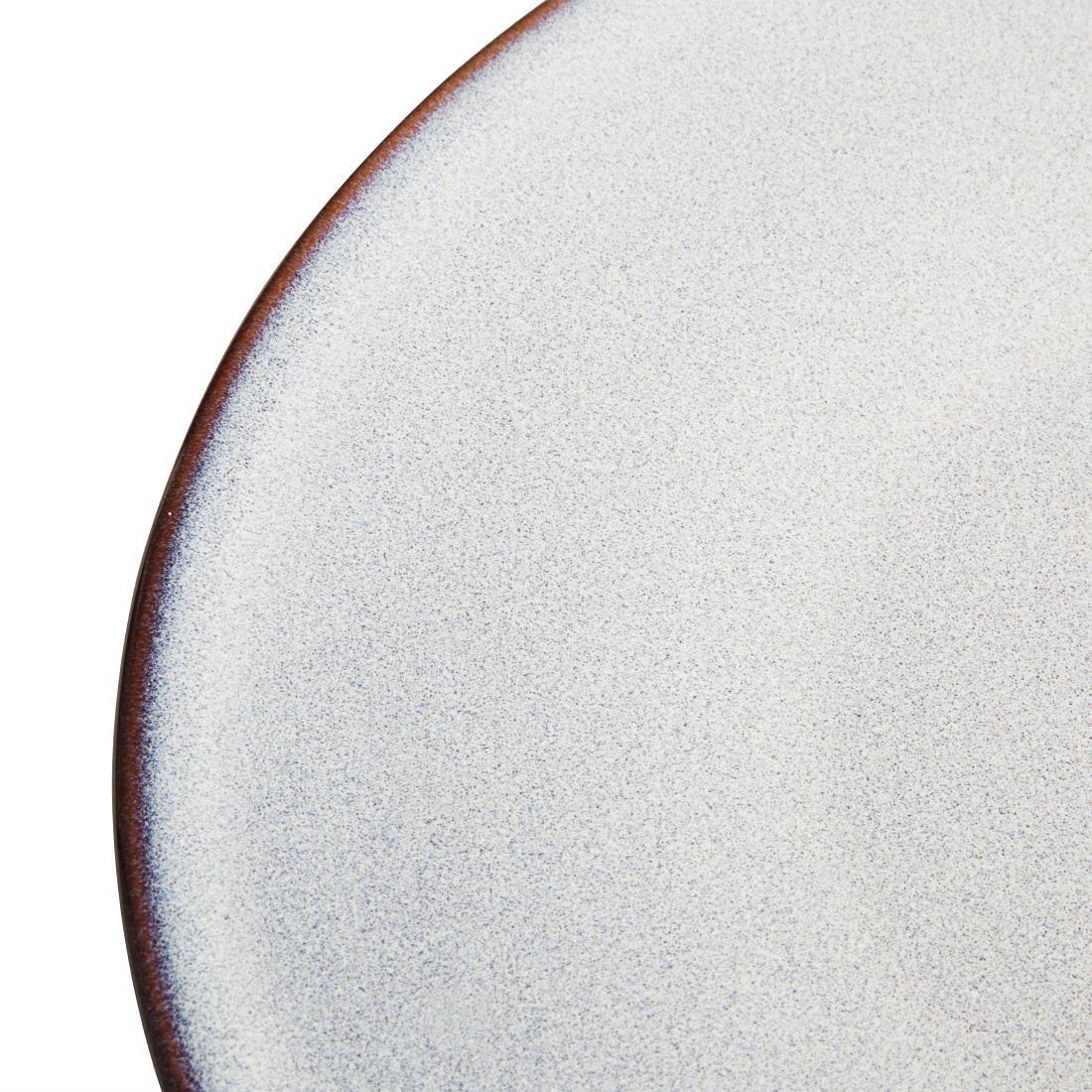 FU188 Olympia Drift Grey Plain Coupe Plates 230mm (Pack of 6)