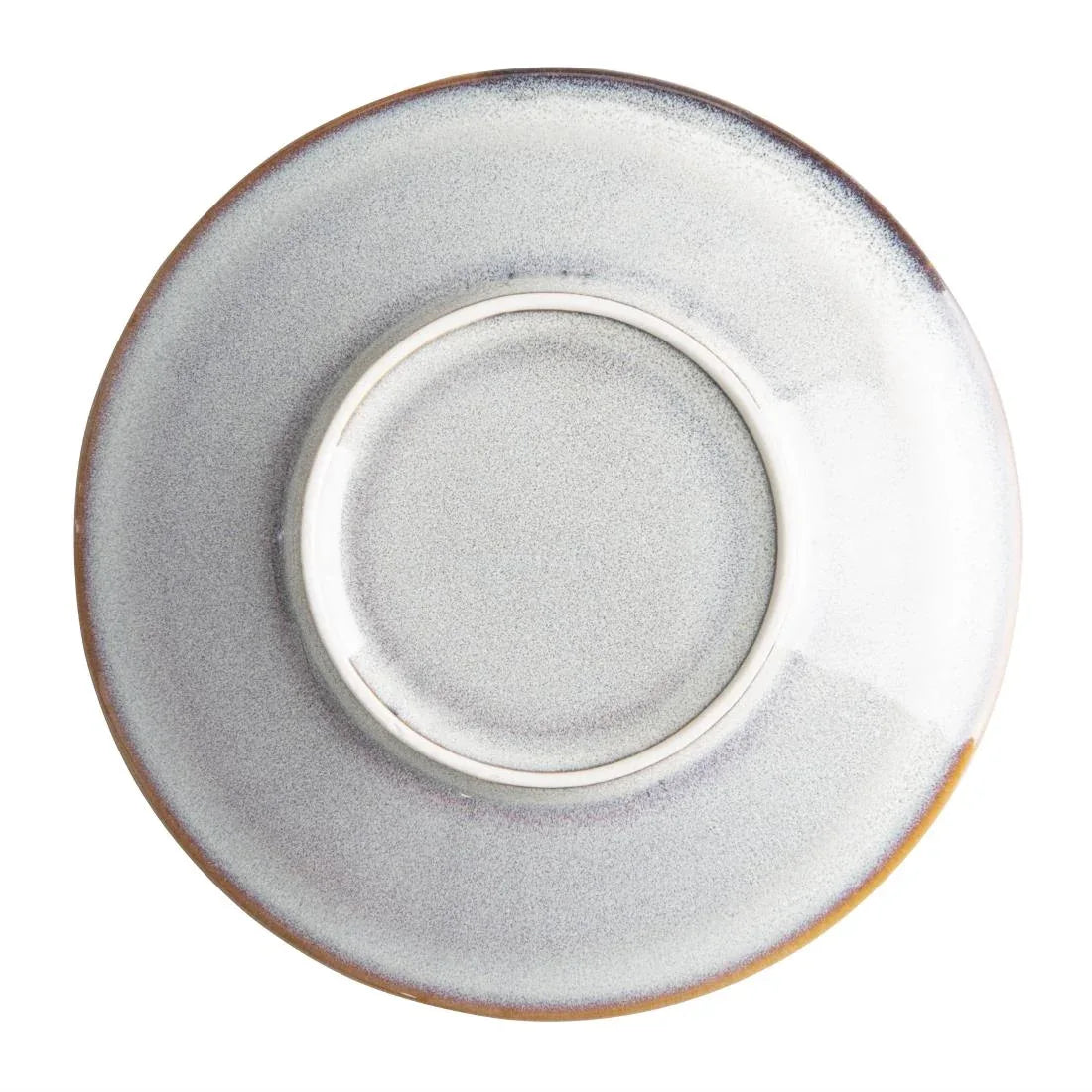 FU189 Olympia Drift Grey Plain Coupe Plates 180mm (Pack of 6)