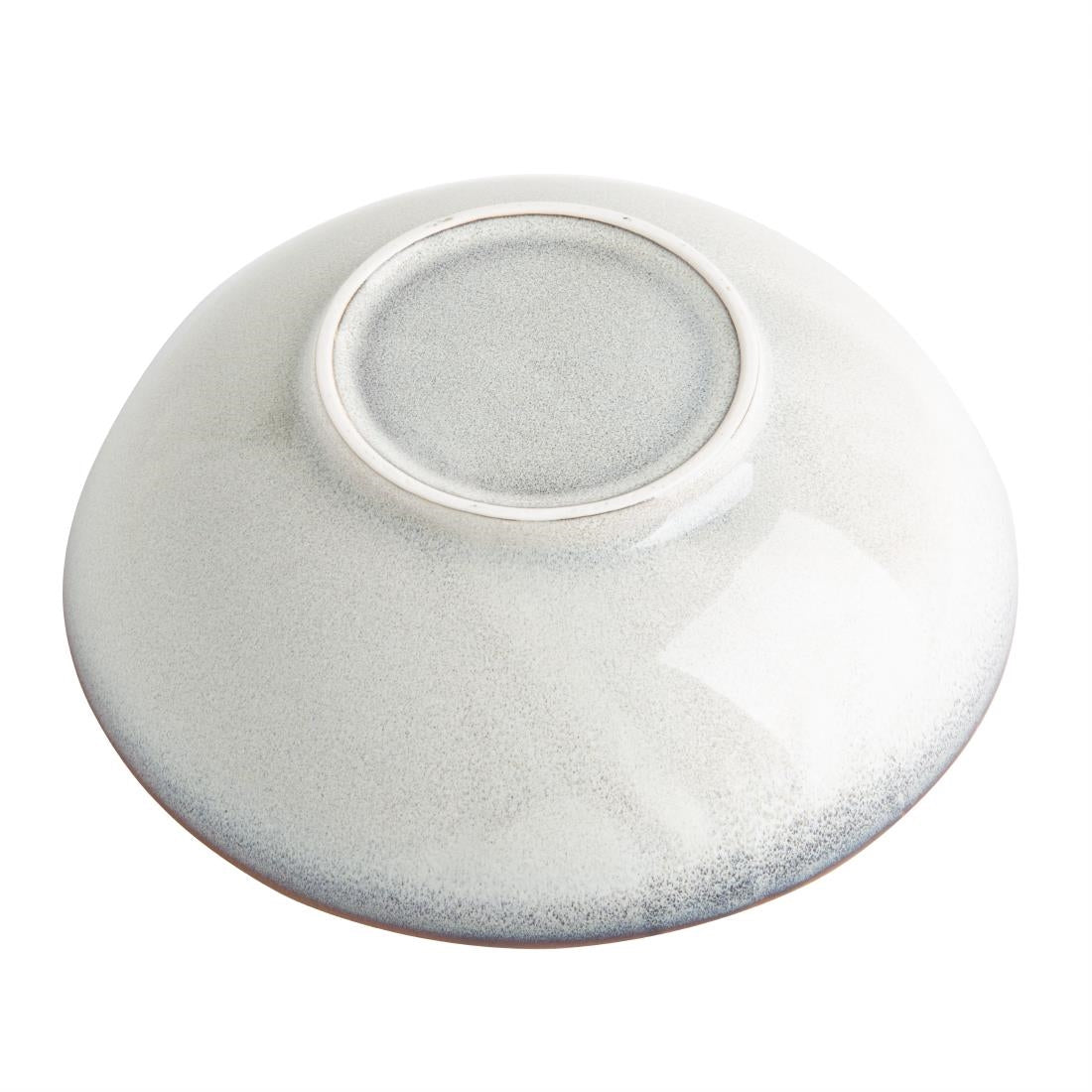 FU191 Olympia Drift Grey Plain Coupe Bowls 205mm (Pack of 4)