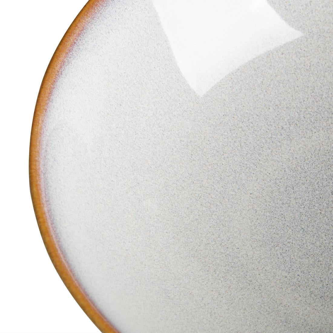 FU191 Olympia Drift Grey Plain Coupe Bowls 205mm (Pack of 4)