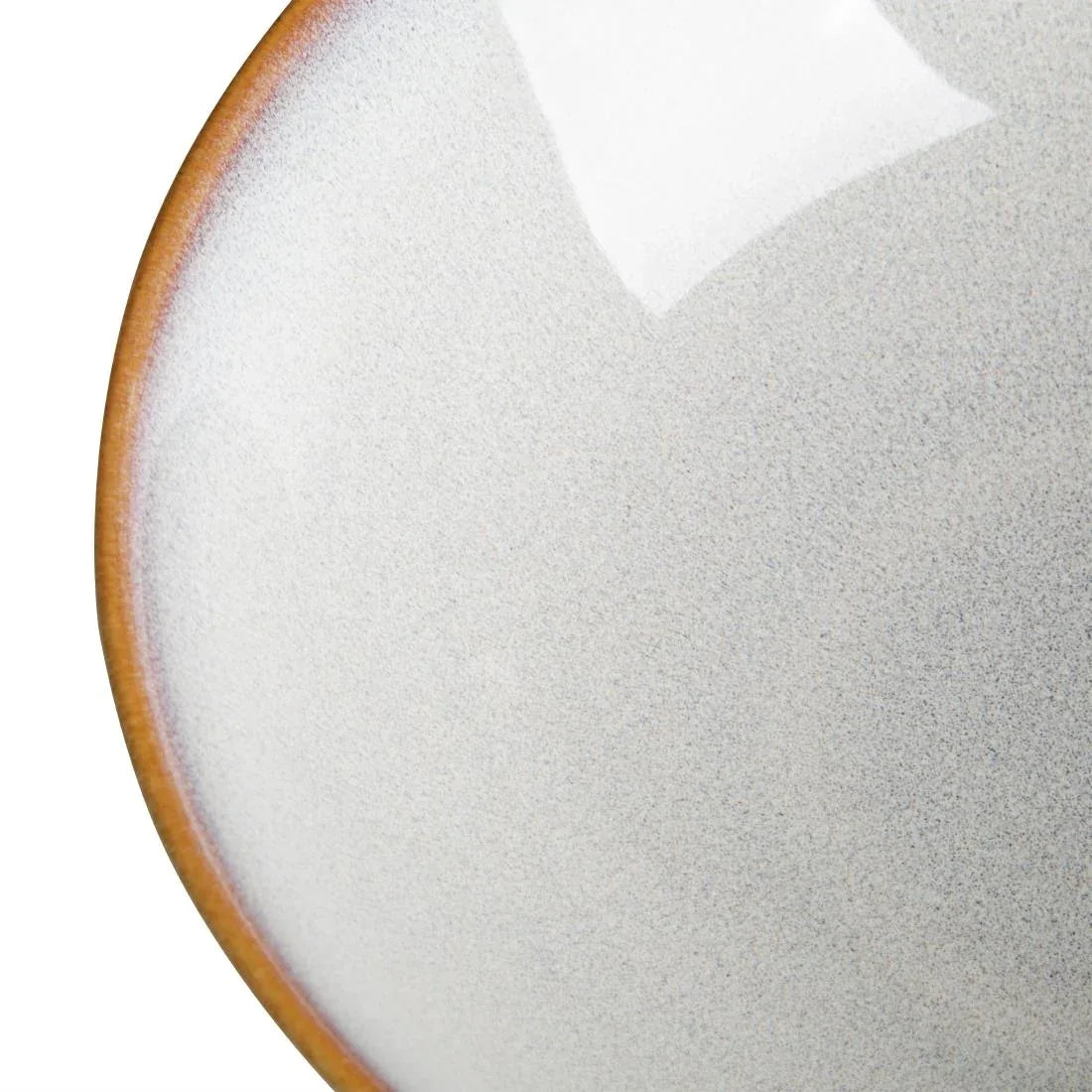 FU191 Olympia Drift Grey Plain Coupe Bowls 205mm (Pack of 4)