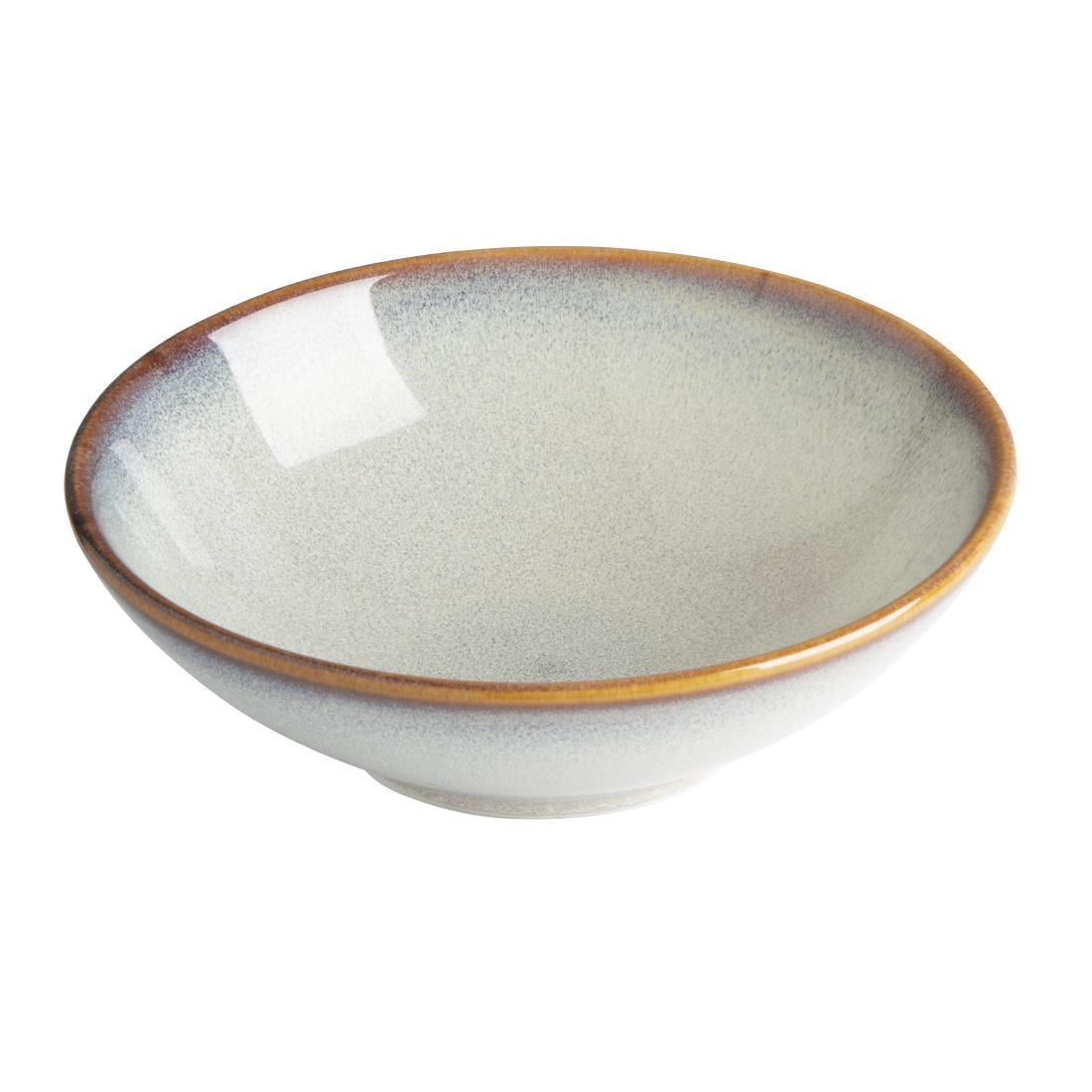 FU192 Olympia Drift Grey Plain Coupe Bowls 155mm (Pack of 6)