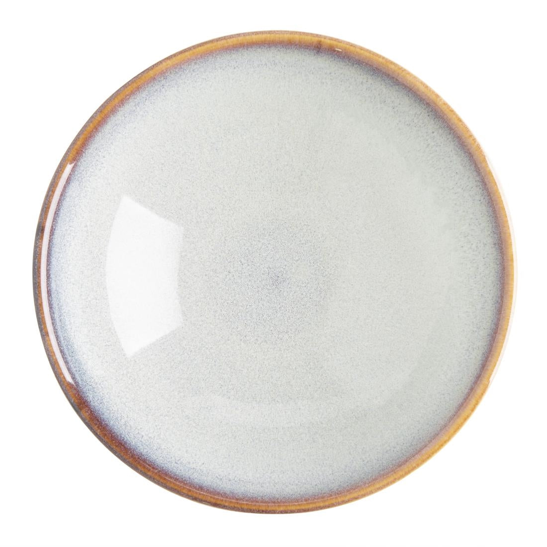 FU192 Olympia Drift Grey Plain Coupe Bowls 155mm (Pack of 6)