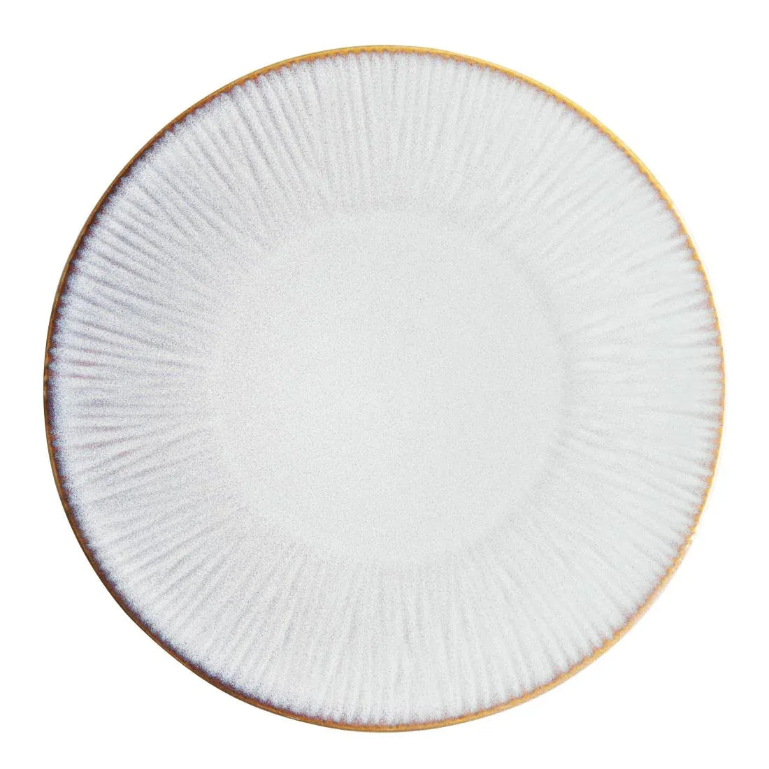 FU194 Olympia Drift Grey Embossed Coupe Plates 280mm (Pack of 4)