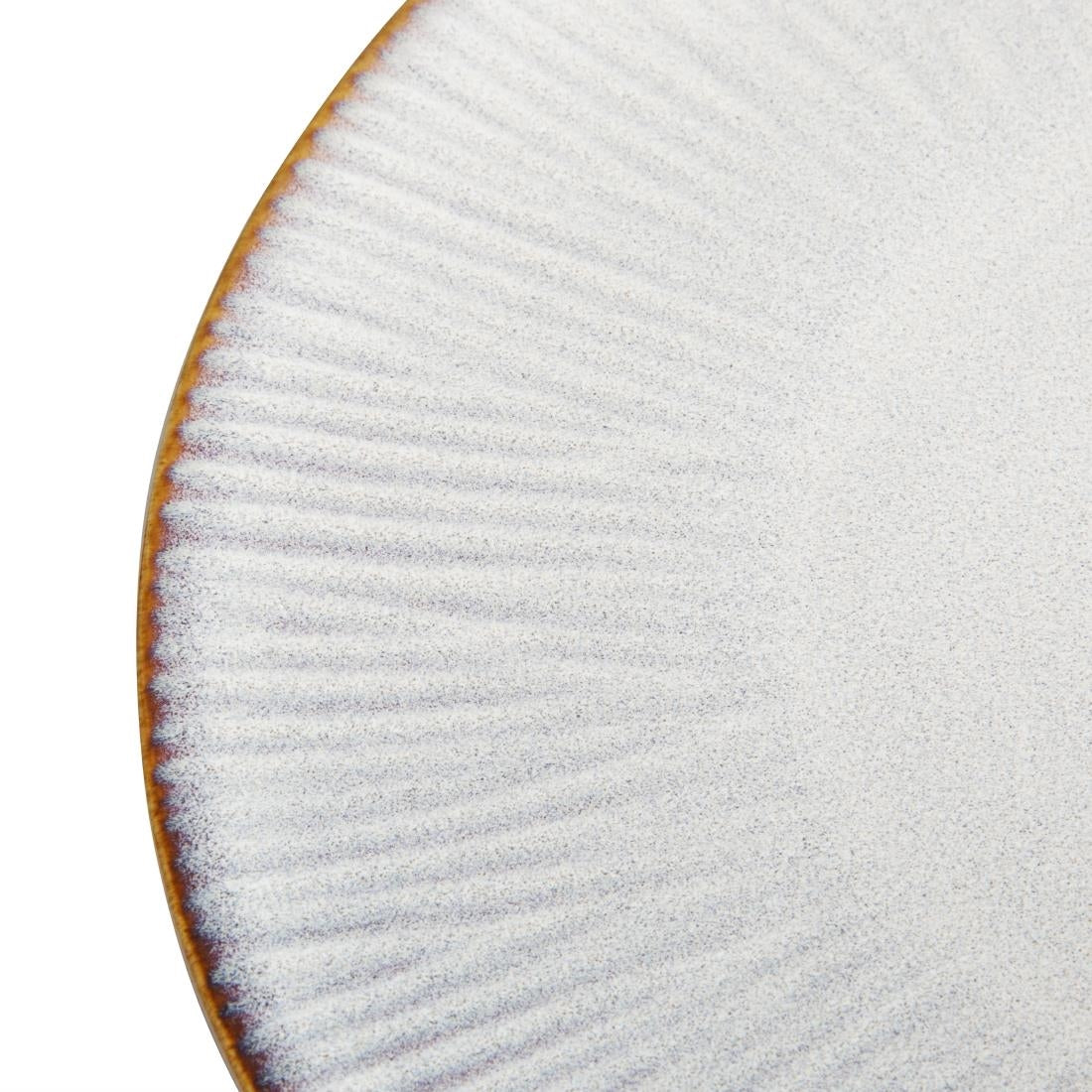 FU194 Olympia Drift Grey Embossed Coupe Plates 280mm (Pack of 4)