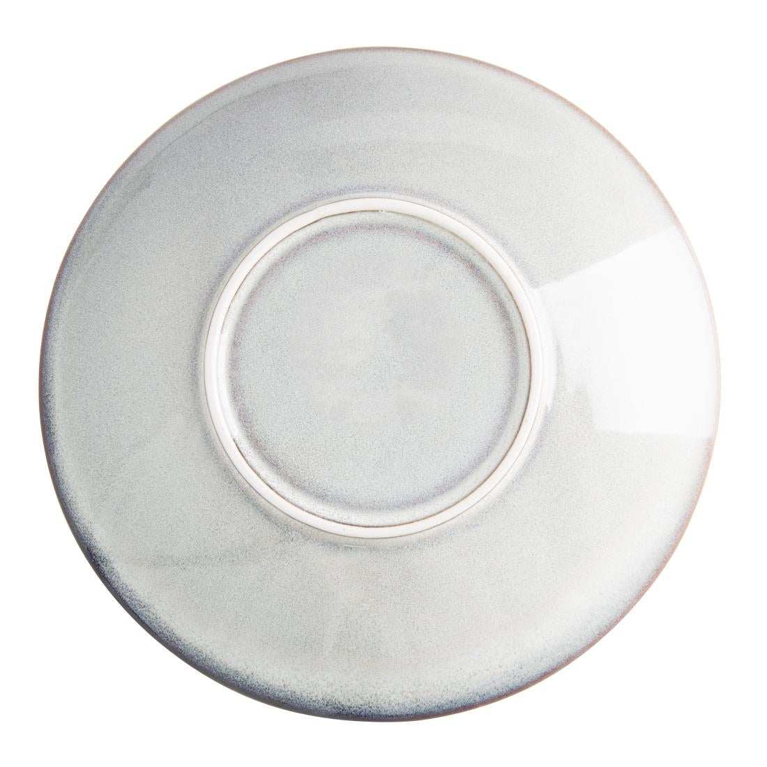 FU197 Olympia Drift Grey Embossed Coupe Low Bowls 260mm (Pack of 4)