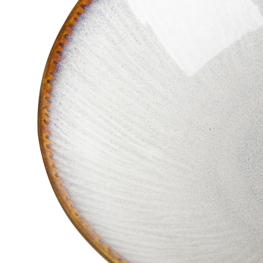 FU198 Olympia Drift Grey Embossed Coupe Bowls 205mm (Pack of 4)