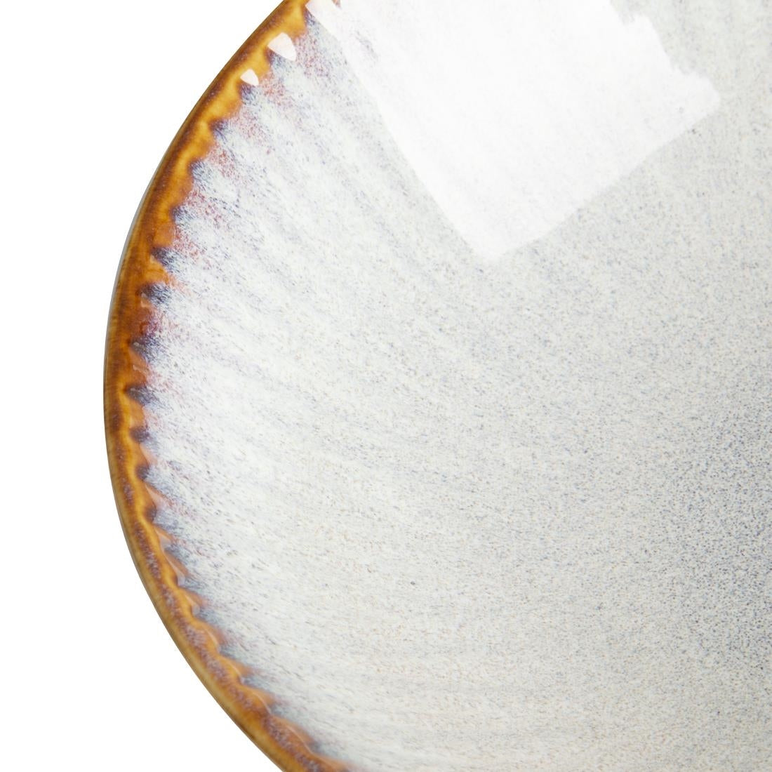 FU199 Olympia Drift Grey Embossed Coupe Bowls 155mm (Pack of 6)