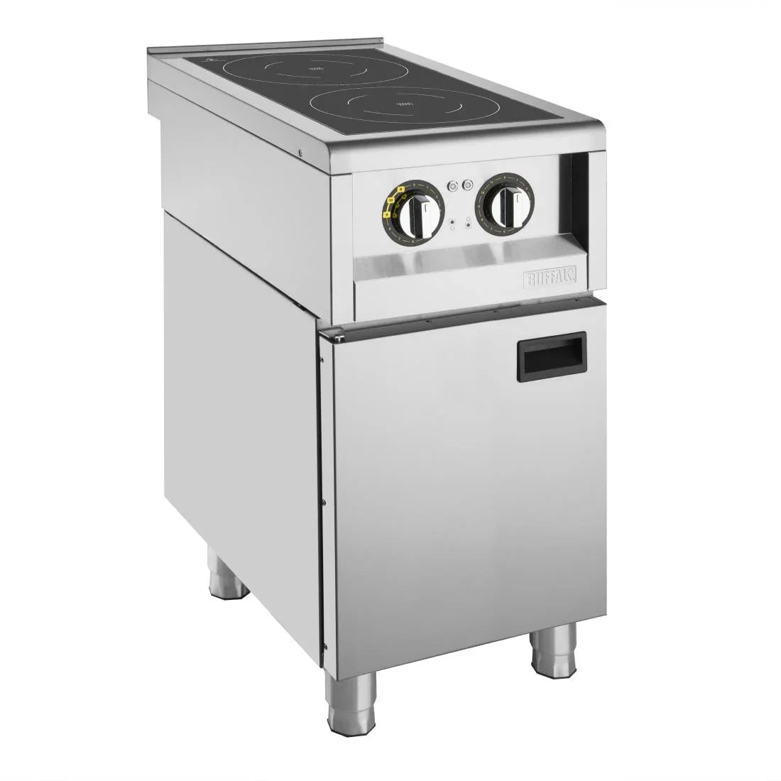 FU218 Buffalo 600 Series Double Zone Induction Hob 3kW - JD Catering Equipment Solutions Ltd