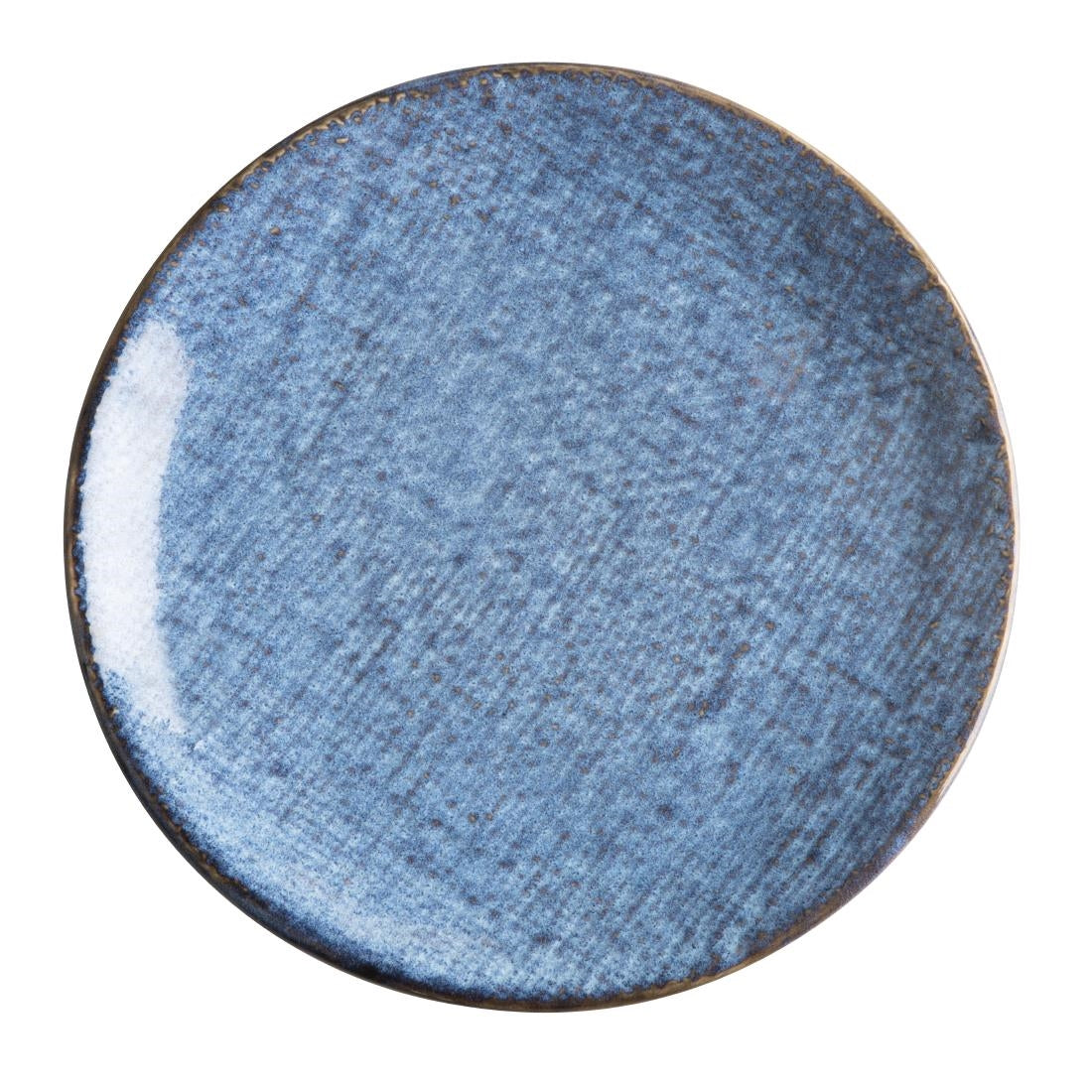 FU220 Olympia Denim Blue Coupe Plates 180mm (Pack of 6)