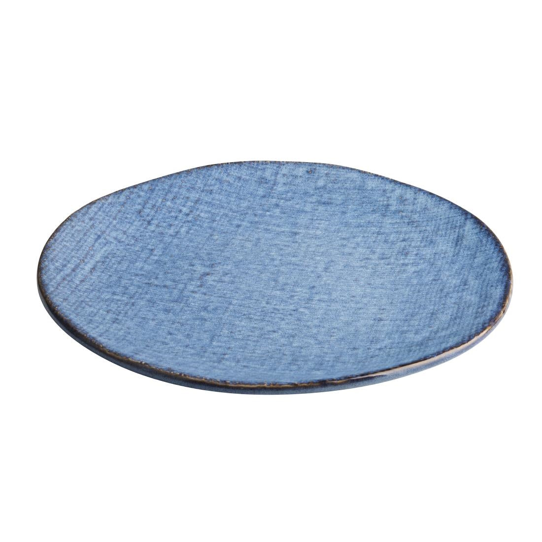 FU221 Olympia Denim Blue Coupe Plates 230mm (Pack of 6)