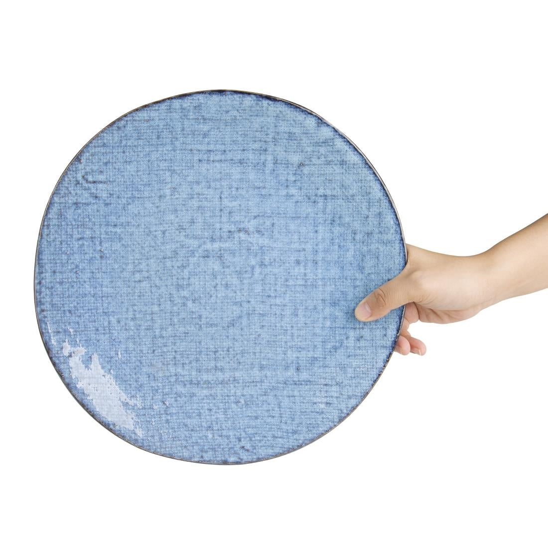 FU222 Olympia Denim Blue Coupe Plates 285mm (Pack of 4)