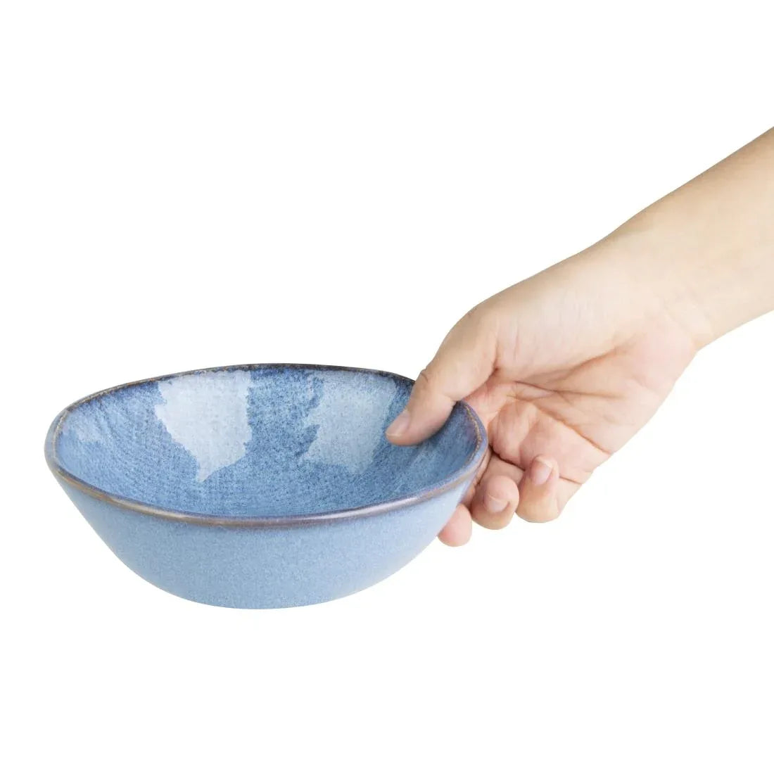 FU224 Olympia Denim Blue Coupe Bowls 160mm (Pack of 6)