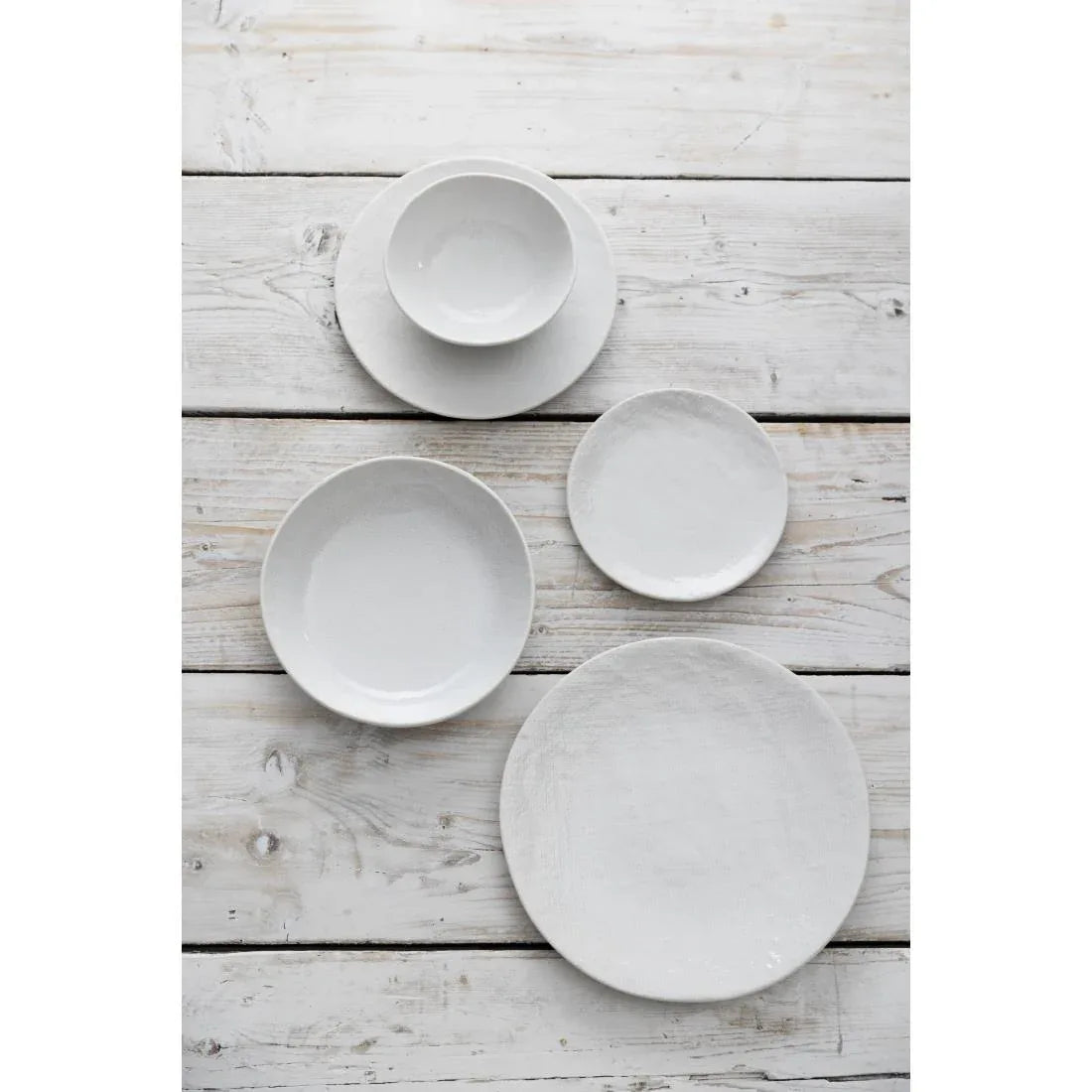 FU226 Olympia Denim White Coupe Plates 230mm (Pack of 6)