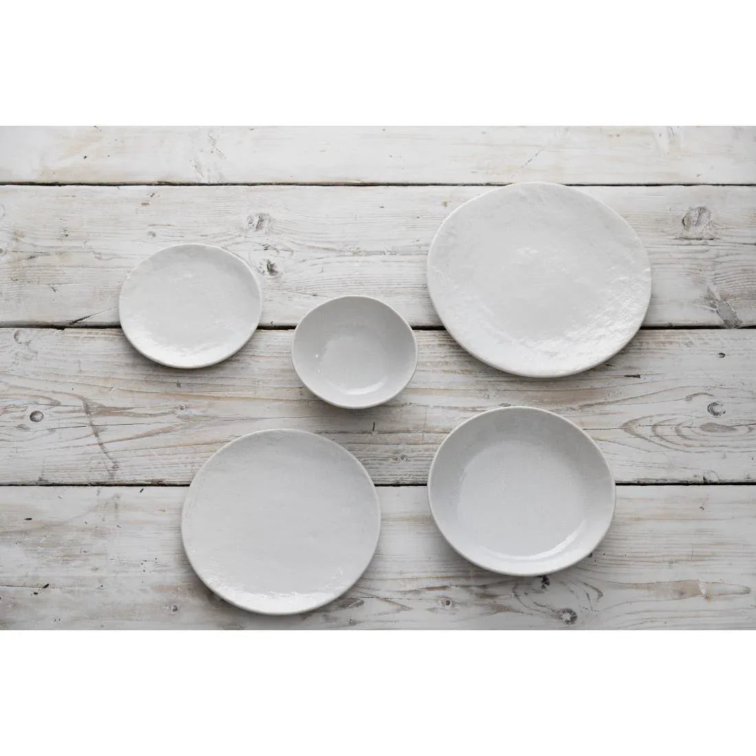 FU226 Olympia Denim White Coupe Plates 230mm (Pack of 6)