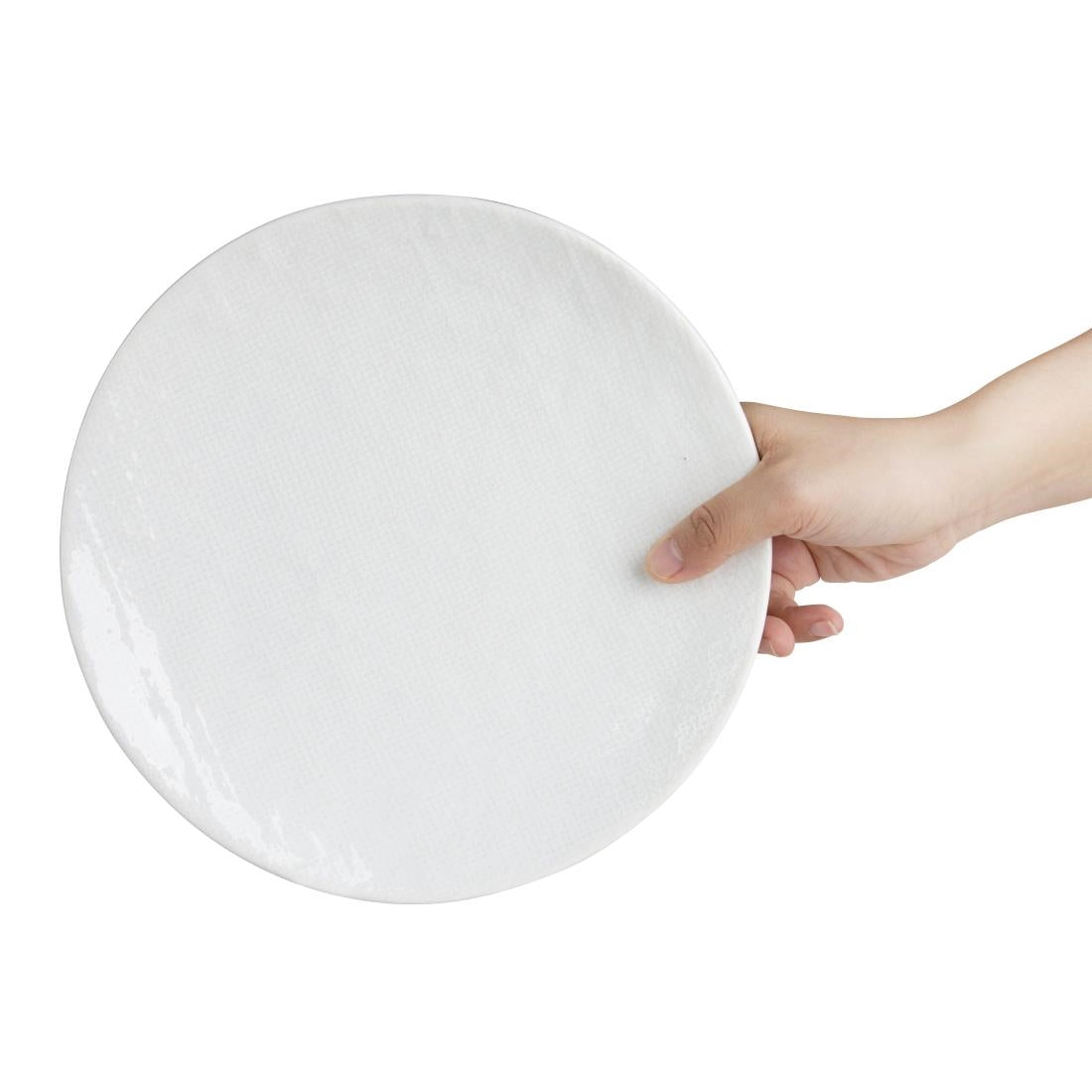 FU226 Olympia Denim White Coupe Plates 230mm (Pack of 6)