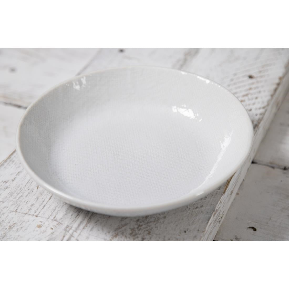 FU228 Olympia Denim White Coupe Bowls 220mm (Pack of 6)
