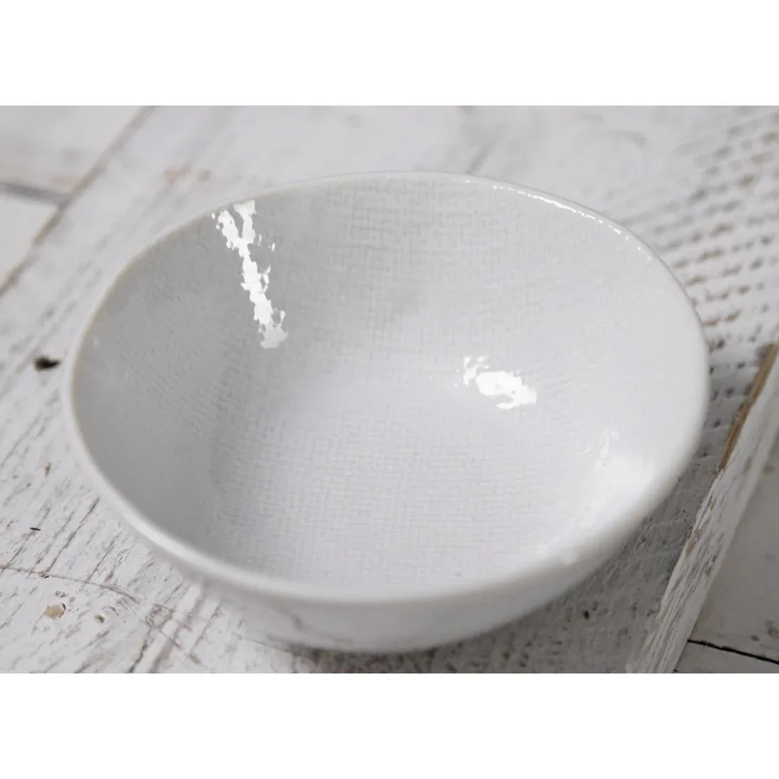 FU229 Olympia Denim White Coupe Bowls 160mm (Pack of 6)