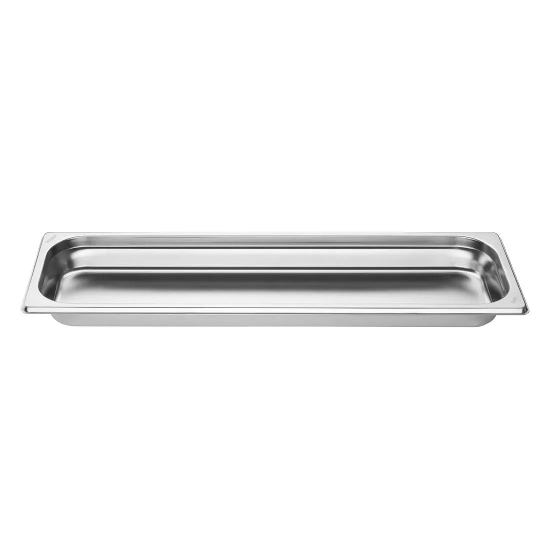 FU261 Vogue Stainless Steel Gastronorm 2/4 Tray 40mm - JD Catering Equipment Solutions Ltd
