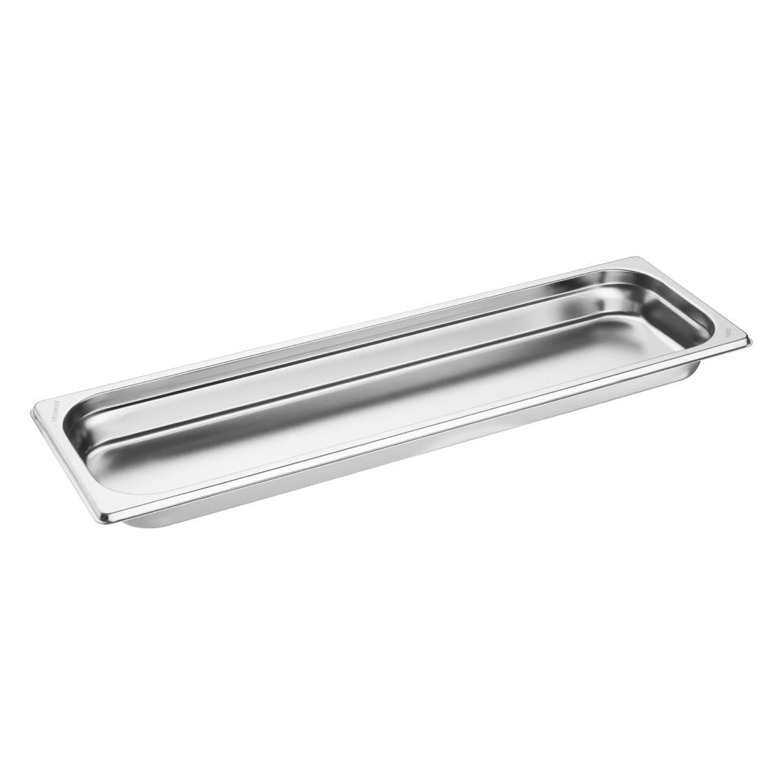 FU261 Vogue Stainless Steel Gastronorm 2/4 Tray 40mm