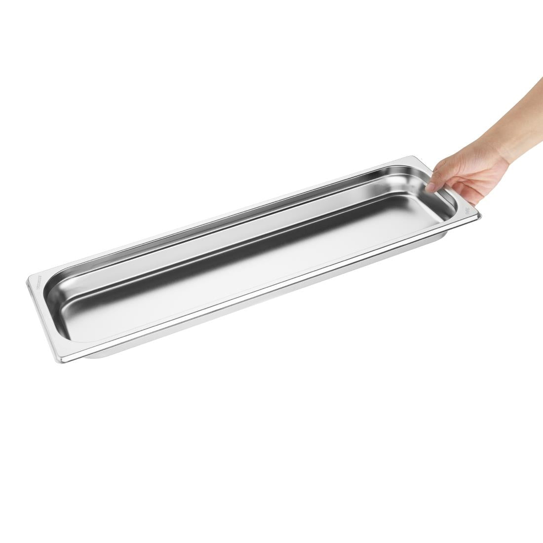FU261 Vogue Stainless Steel Gastronorm 2/4 Tray 40mm