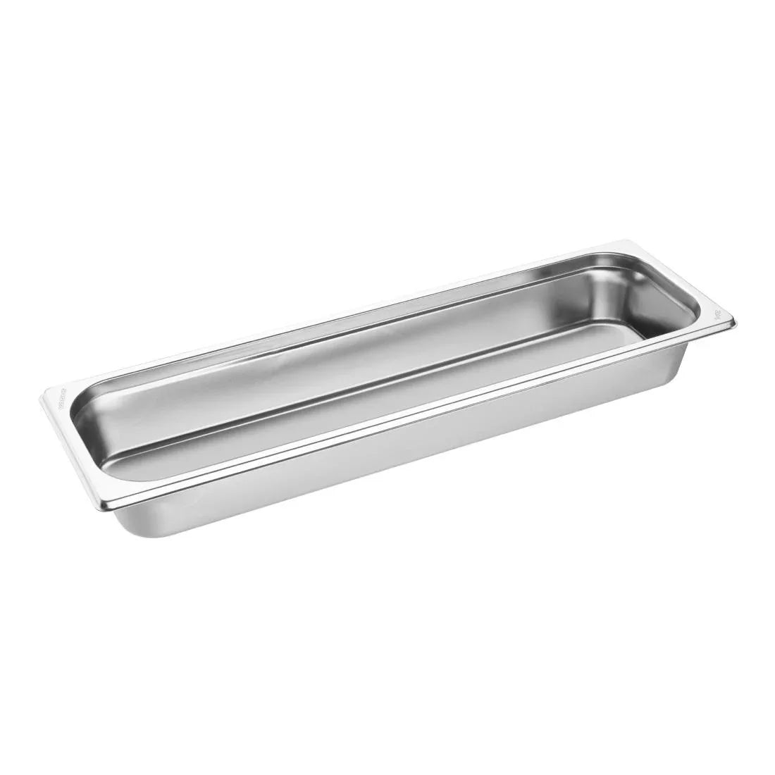 FU262 Vogue Stainless Steel Gastronorm 2/4 Tray 65mm - JD Catering Equipment Solutions Ltd