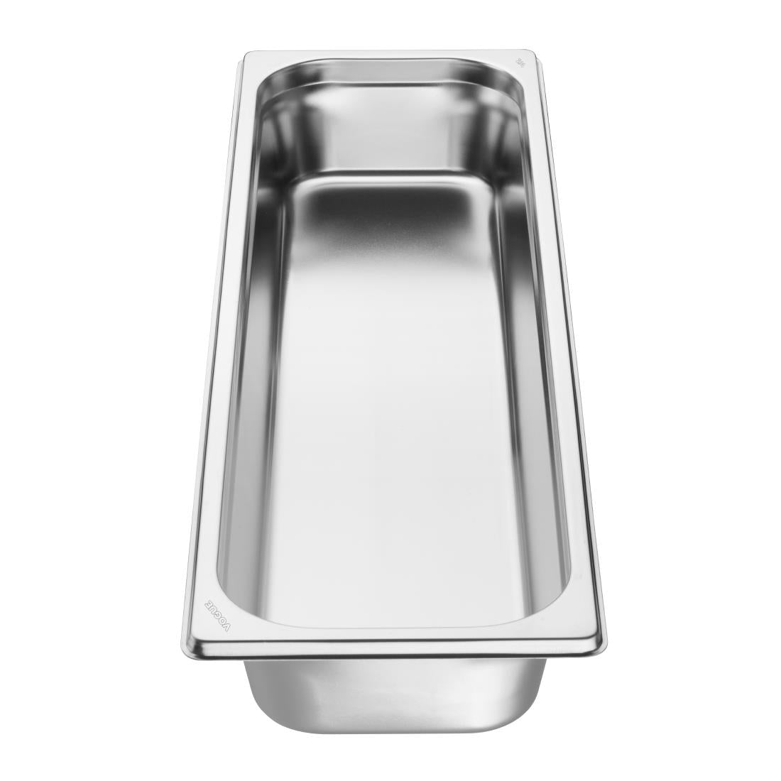 FU262 Vogue Stainless Steel Gastronorm 2/4 Tray 65mm