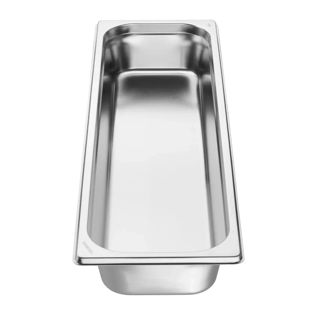 FU262 Vogue Stainless Steel Gastronorm 2/4 Tray 65mm - JD Catering Equipment Solutions Ltd
